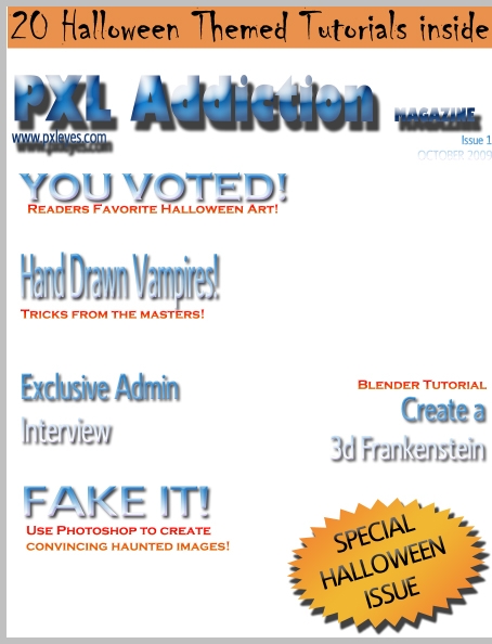 Creation of PXL Addiction Magazine: Step 6